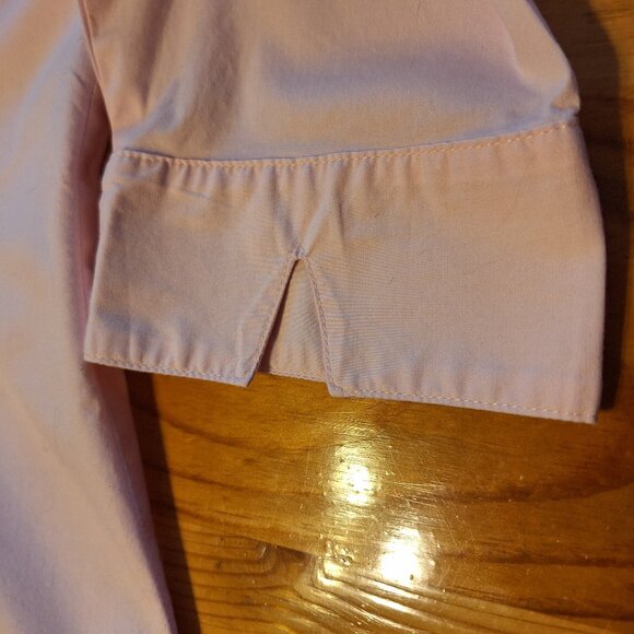Vintage Real Comfort Pale Pink Button-up 3/4 Sleeve Top - Picture 3 of 4